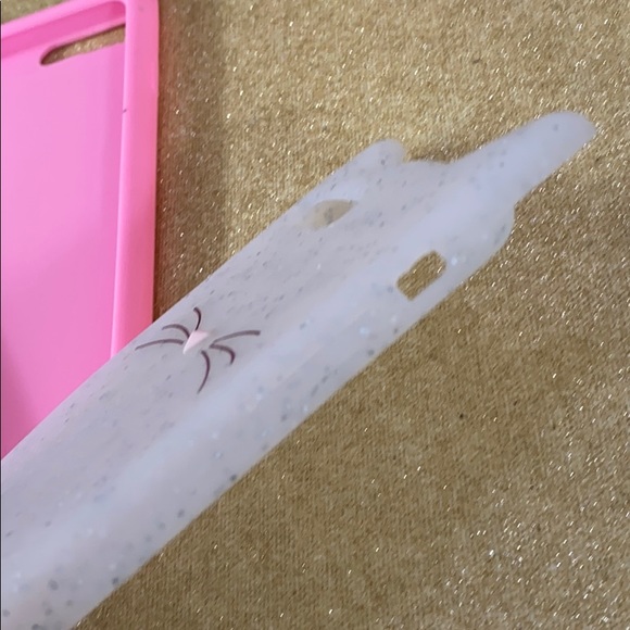 Phone Case Cat Ears iPhone 7 8 Plus Pink Clear NWT - Picture 5 of 10